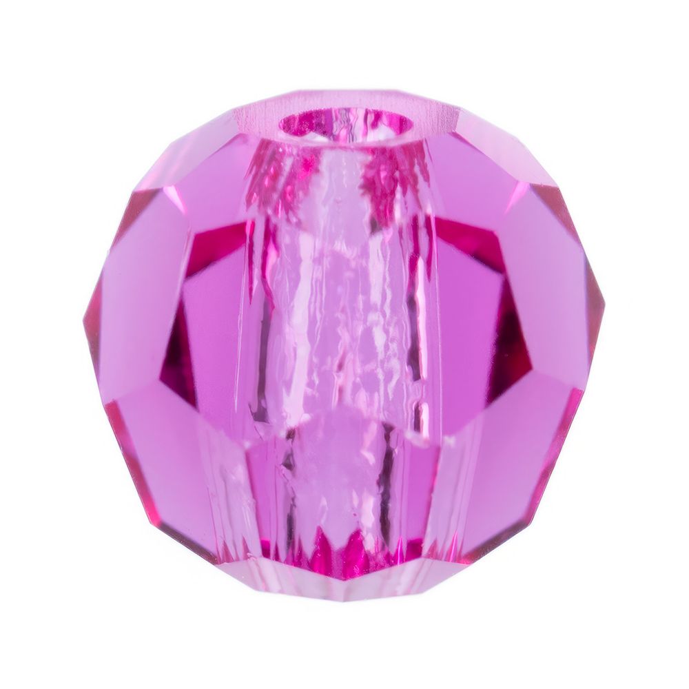 Бусины стекло ⌀4 мм, 24 шт, пурпурный/fuchsia, Preciosa 451-19-602