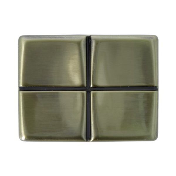 Пряжка ременная металл 66х50 мм, 2 шт, 12 шлифованная бронза, Micron GB 1343