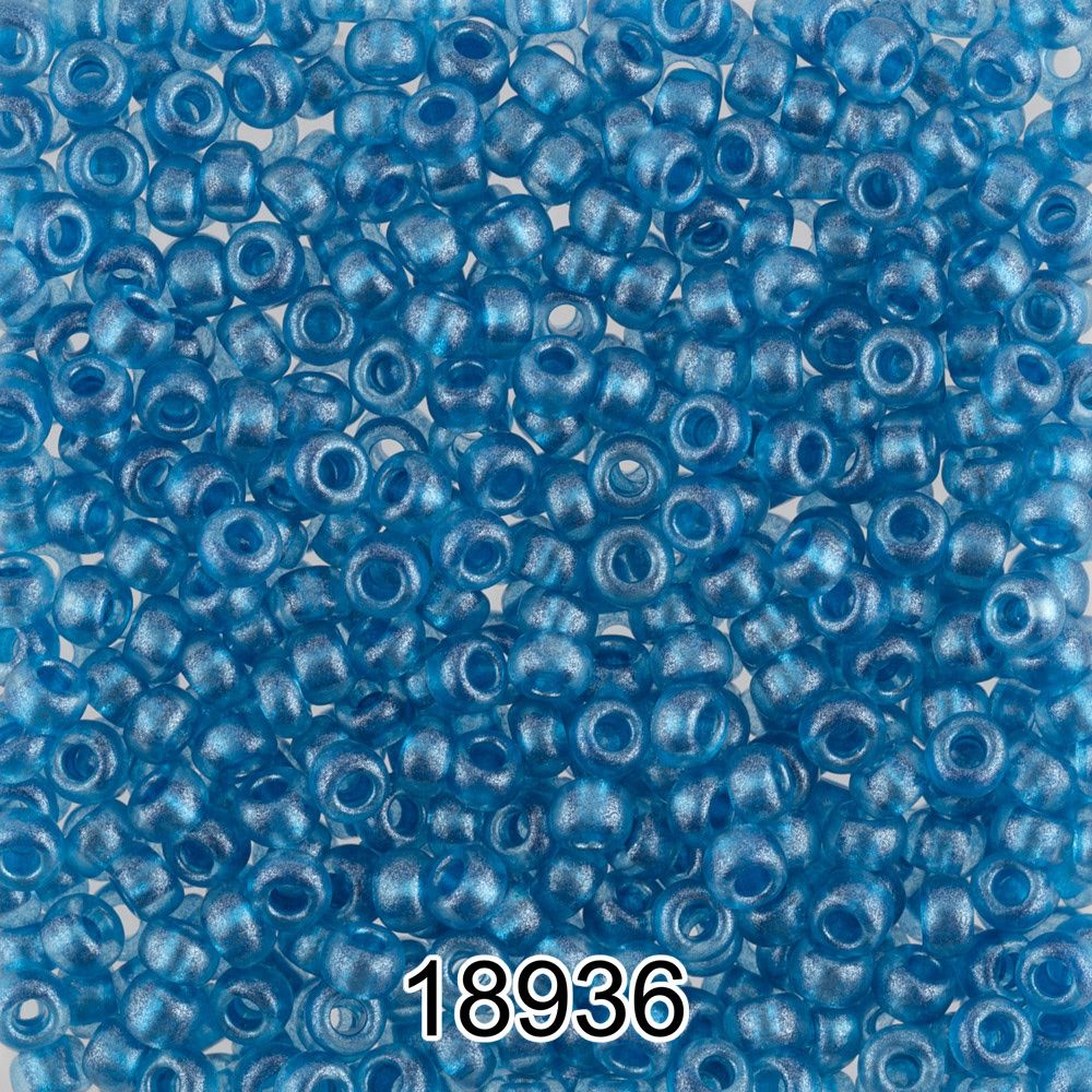 Бисер Preciosa 10/0 (2.3 мм), 500 г, 18936 (Ф484) синий