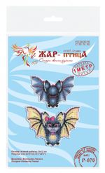 Набор для вышивания нитками МП Студия (Жар-птица), Летучая леди, 9х12 см