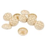 Пуговицы на ножке 36L=23 мм, металл, M.Gold (матовый золотой), 10 шт, MP03