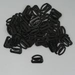 Крючки для бюстгальтера пластик 12.0 мм, 50 шт, черный, Globus