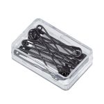 Булавки английские 50 мм, 12 шт, черный, KOH-I-NOOR 55 (5110 №3)