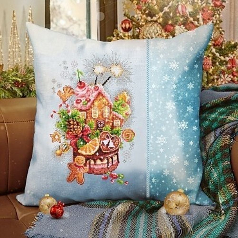 Набор для вышивания нитками Чудесная игла, Сладкое Рождество, 18х28 см