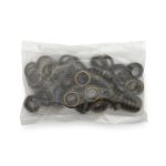 Люверсы металл ⌀11.0 мм (внутр.), латунь, 50 шт, BIG