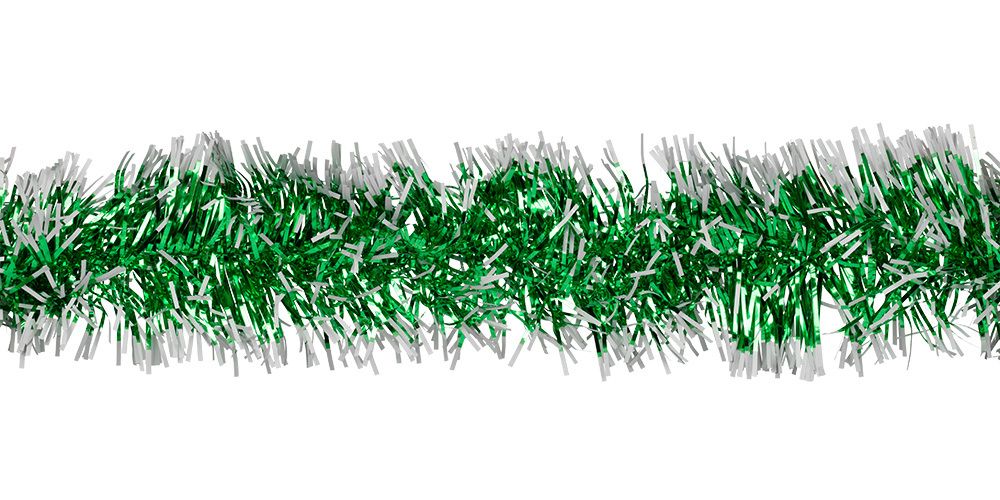 Мишура 7х200 см, 5 шт, №01 зеленый с белым, Snoweekon, Snoweekon SNW-22