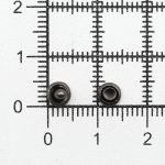 Хольнитены двухсторонние ⌀5 мм, h=5 мм, сталь, New Star №00, чер.никель, уп≈5000 шт