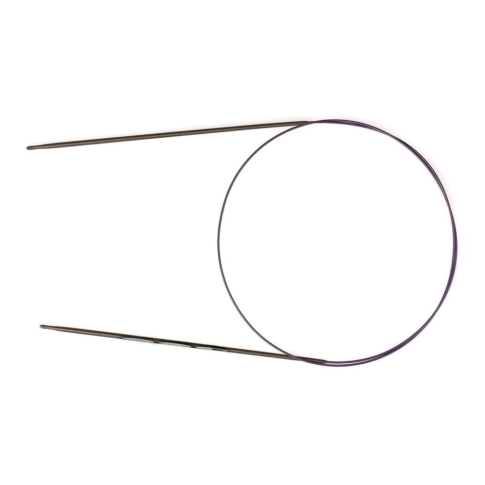 Спицы круговые ⌀2.5 мм, 60 см, 1 шт, Prym Ergonomics Carbon 215201