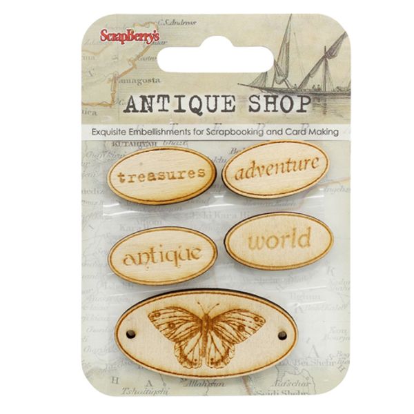 Деревянные фишки с гравировкой №1 Лавка Древностей, SCB62000118