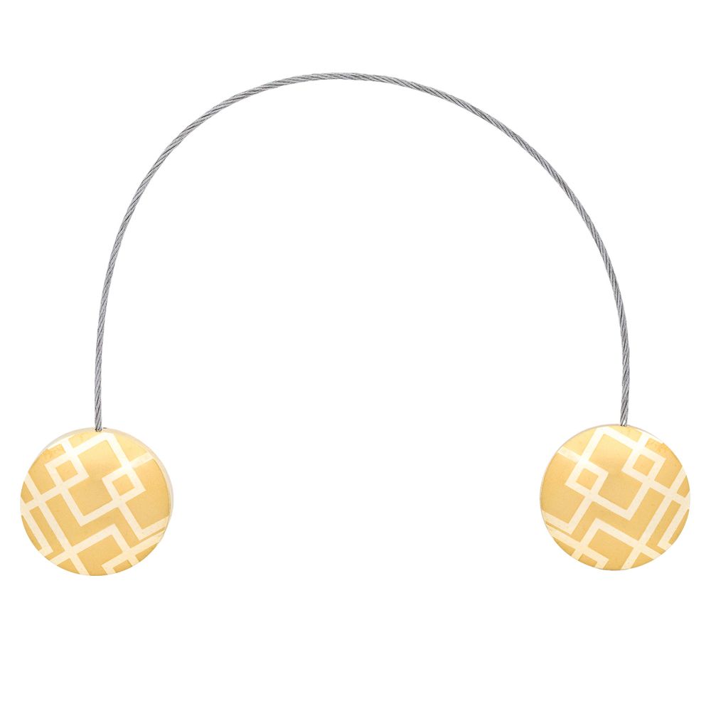 Клипсы для штор магнитные с тросом, 30см ⌀45, 2П