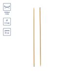 Спицы прямые металл ⌀3.5 мм, 35 см, желтый, Gamma CNK