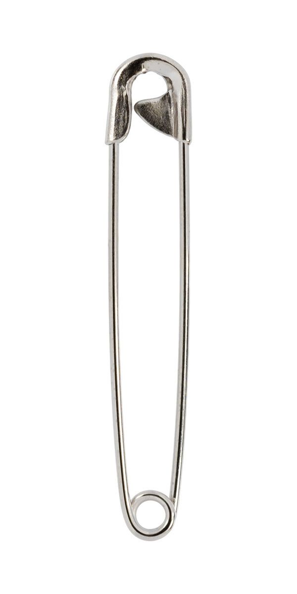 Булавки английские 50 мм, 12 шт, никель, KOH-I-NOOR 55 (5110 №3)