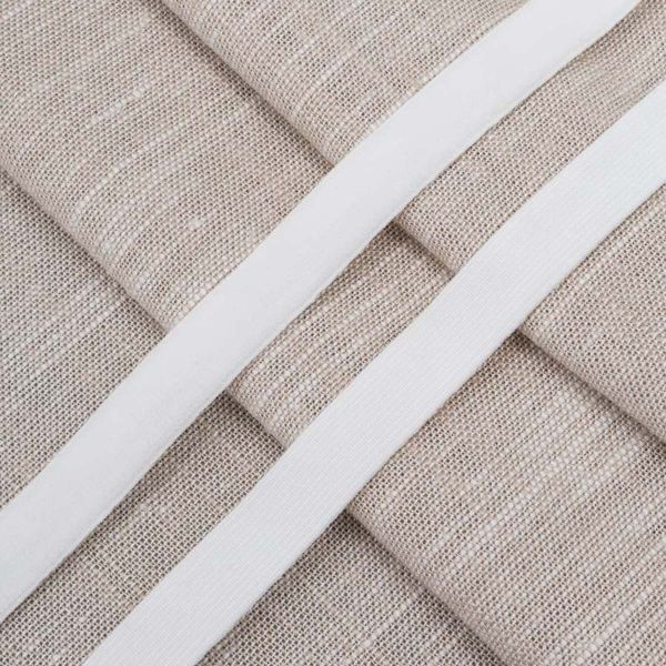 Лента бархатная (тесьма) эластичная 10.0 мм / 32.9±2 метров, 01 белый