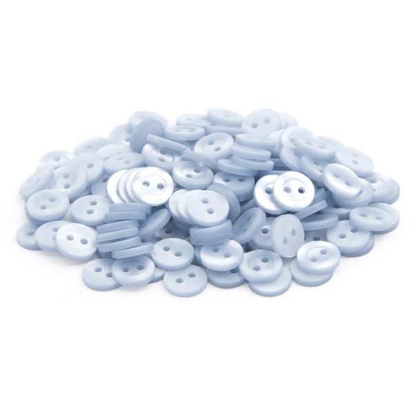 Пуговицы 2 прокола 18L, 11 мм, (col. 34 (св.серый)), CB-M-10, 144 шт