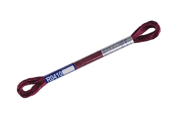 Мулине Gamma вискоза 100%, цв.R0410 т-бордовый, 12 мотков по 8 метров
