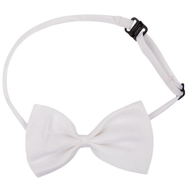 Галстук-бабочка 10.5х6.5 см, 5 шт, №01 белый, Cherry Mary T/Q6101