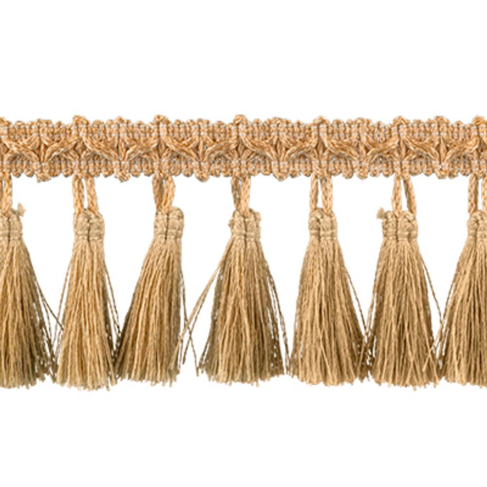 Бахрома отделочная 60.0 мм / 10 метров, с кистями, 195 бежево-кремовый, Gamma 888