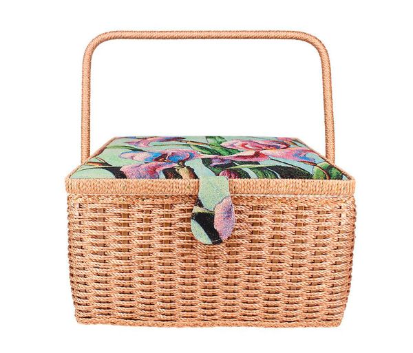 Шкатулка для швейных принадлежностей, Ирисы, Gamma SBJ-002