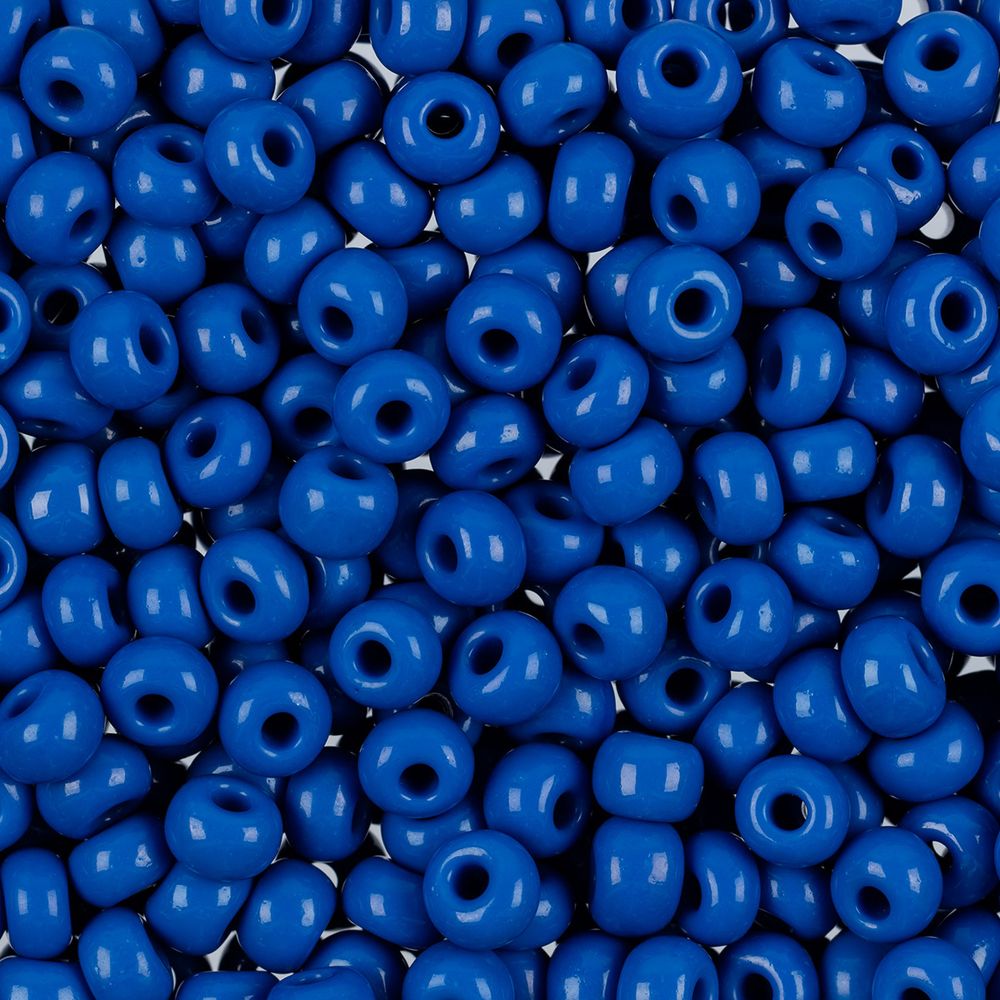 Бисер Preciosa круглый 04/0, 5 мм, 50 г, 33210 голубой, 311-19001