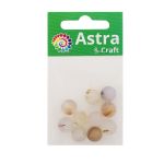 Бусины натуральный камень агат океанский 10 мм, 10 шт в упак, Астра