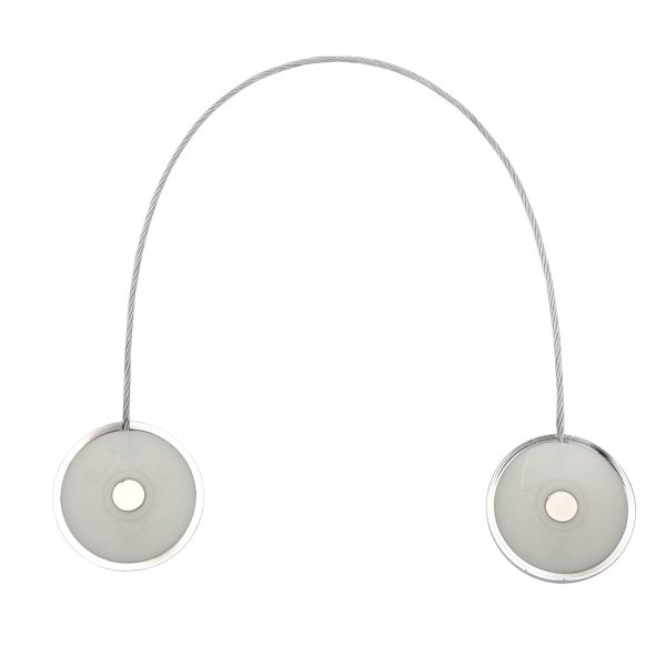 Клипсы для штор магнитные с тросом, 30см ⌀45, 1Р