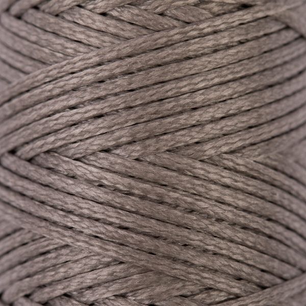 Нитки для кожи вощёные, плоские 0.8 мм, 25 м, 1 катушка, 007 серый, LC-001 Промысел