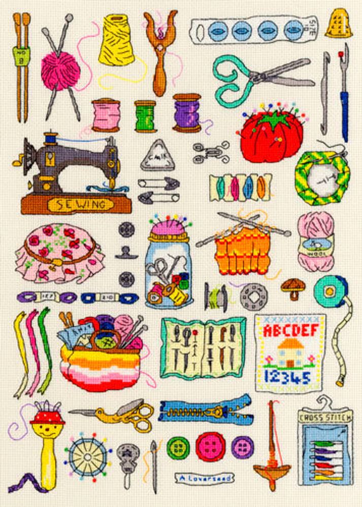 Bothy Threads, Sewing (Шитье), 24х33 см /TOS/