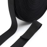 Резинка вязаная 30 мм, / 50 метров, черный, Gamma RV-30 BL