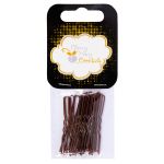 Набор шпилек для волос 4.5 см, 100 шт (5х20 шт), №02 каштановый, Cherry Mary VZ07029
