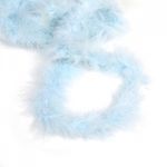 Боа из пуха 2 метра, 15±3г, FBY-18-034, цв.голубой