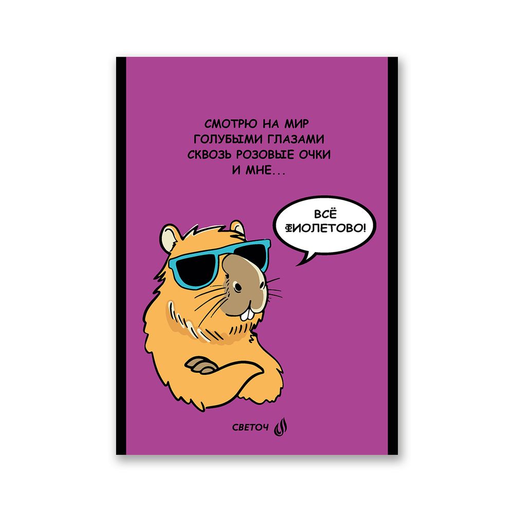 Блокнот на скобе, A5 60 л. 12 шт клетка, Мотиватор 01744, Б263 Светоч