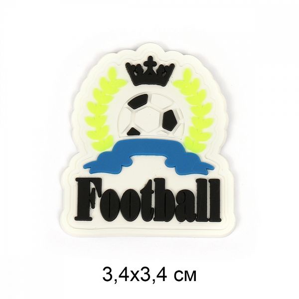 Аппликации пришивные 2353 Football 3,4х3,4см, 20 шт