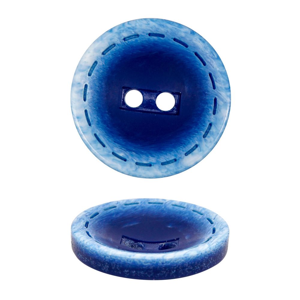 Пуговицы 2 прокола 28L (220 (синий)), 72 шт /TOS/