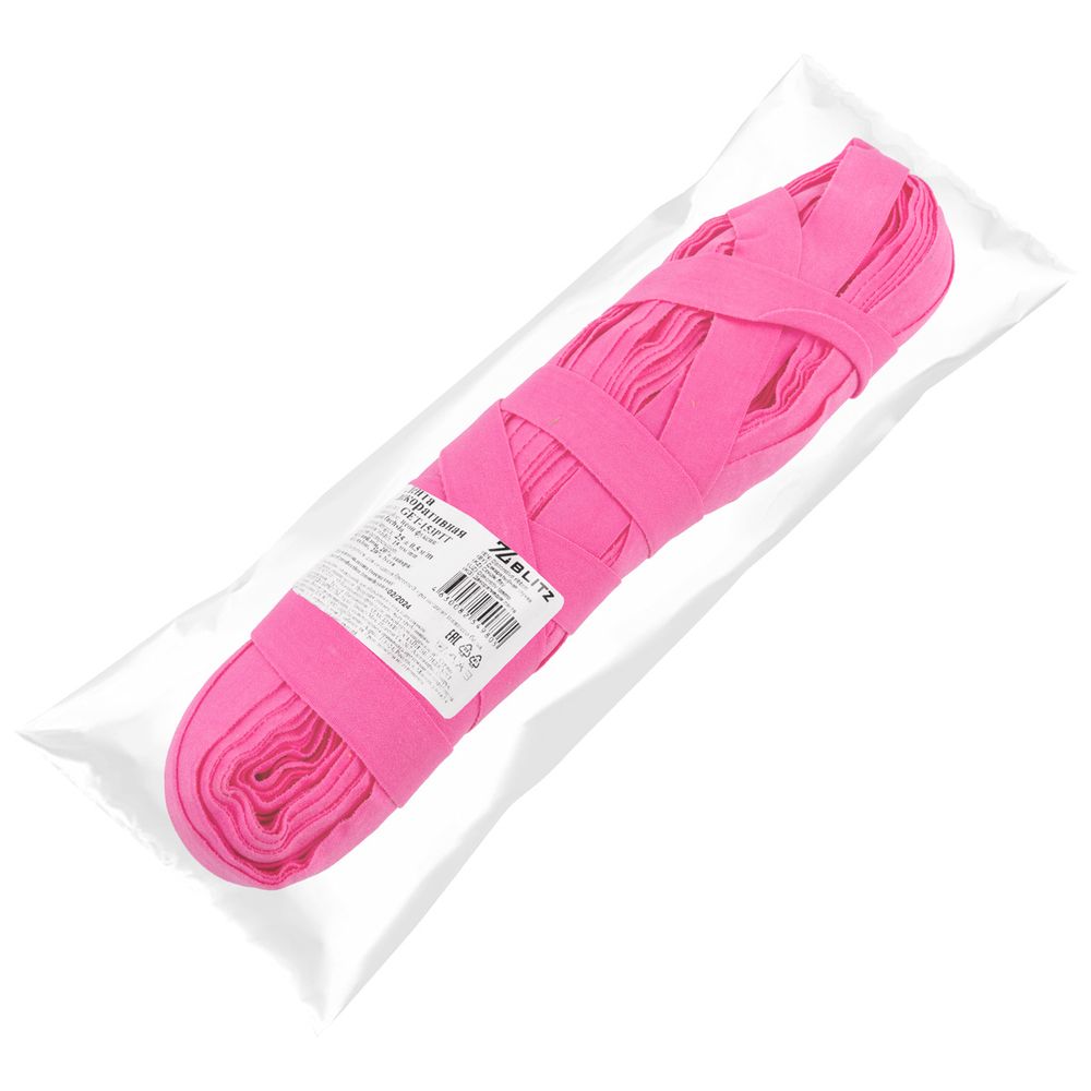Резинка бельевая (отделочная) 20.0 мм / 25 метров, неон фуксия/neon fuchsia, Blitz GET-153PTT
