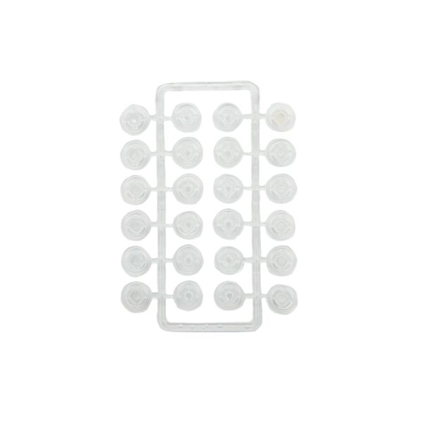 Кнопки для легких тканей, прозрачные, 7 мм, упак. 12 комплектов, Hobby&Pro, 5 упак