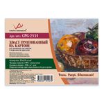 Холст на картоне грунтованный 25х35 см, 280 г/м², мелкозернистый, Vista-Artista CPG-2535
