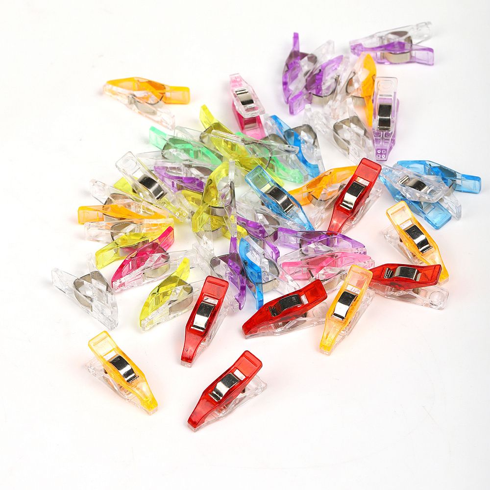 Клипсы зажим для фиксации ткани Maxwell 2,7*0,7мм, 100 шт/120гр