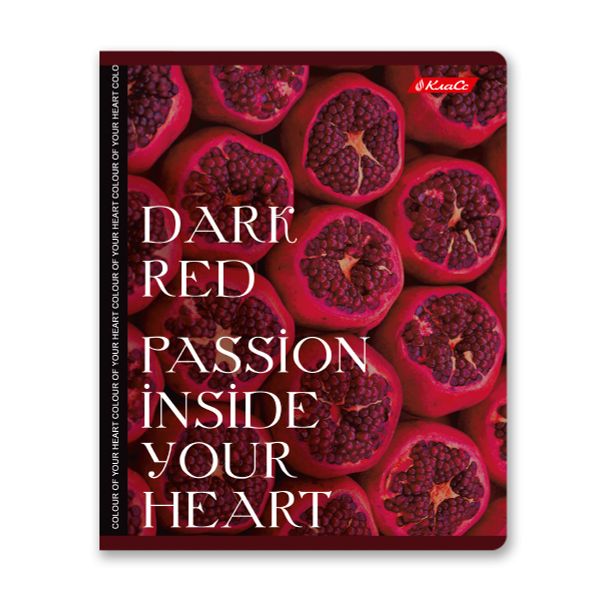 Тетрадь ученическая общая, софт-тач ламинация, A5+ 96 л. на скобе 60 г/м², белизна 100%, 5 шт, клетка в термоусадочной пленке, 000768 Дикая вишня, Светоч 96ТЕТк-006