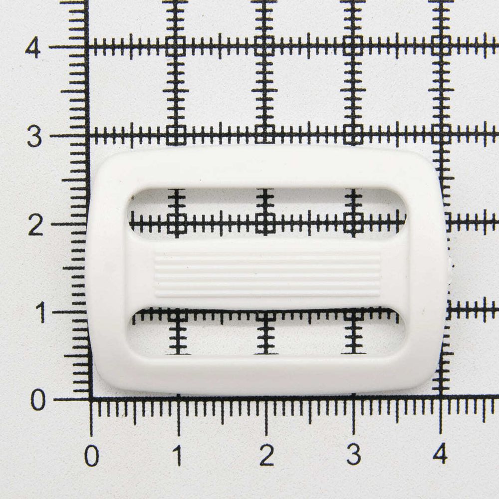 Пряжка, ПА, цветная, 30 мм (1000 белый), 50 шт