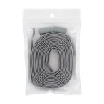 Шнурки эластичные с застежкой №6 Серый, Gamma GBG-06