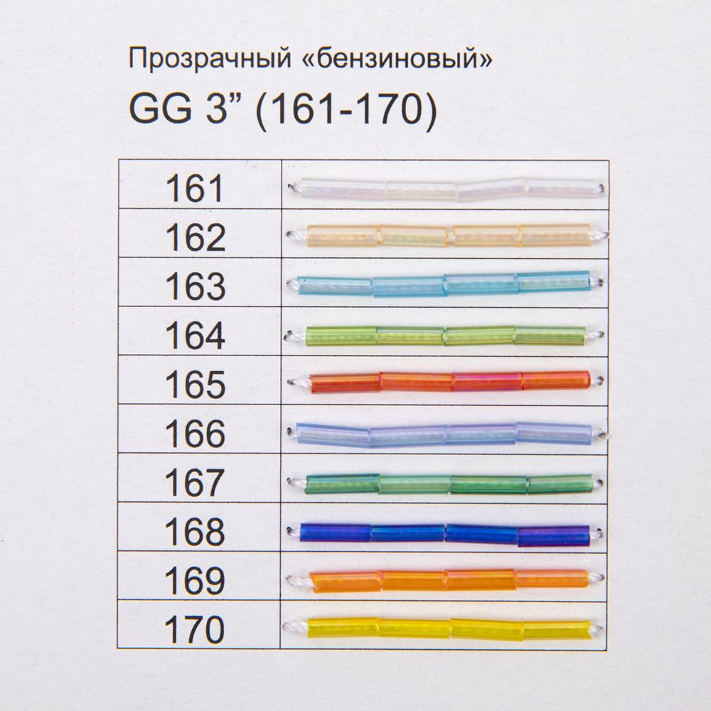 _09_ Карта цветов бисера: Бисер Zlatka
