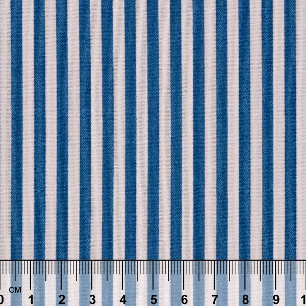 Ткань для пэчворка PEPPY БАБУШКИН СУНДУЧОК ФАСОВКА 100х112 см, 140±5 100% хлопок, БС-34 полоска ярко-синий, Peppy БАБУШКИН СУНДУЧОК