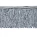 Бахрома отделочная широкая 150.0 мм / 4.5 метра, цв.серебро