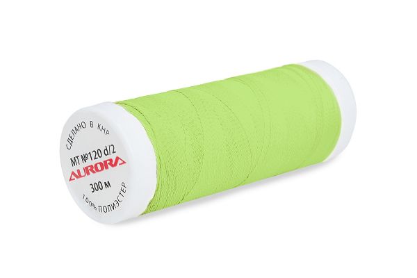 Нитки вышивальные матовые Aurora №120, 300 м, цв. MT2016, 5 катушек
