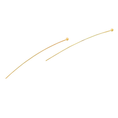 Штифты с шариком 5см, 50 шт/упак, Astra&Craft (Золото), 4AR192