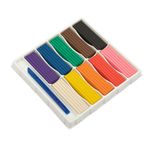 Пластилин классический 200 г, 10 цв, Лео LNMC-0110