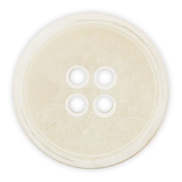 Пуговицы 4 прокола костюмные 15 мм, 25 шт, D099 молочный, Gamma JEY 0022