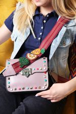 Набор для вышивания бисером Klart, Брошь Морковь, 3х9 см