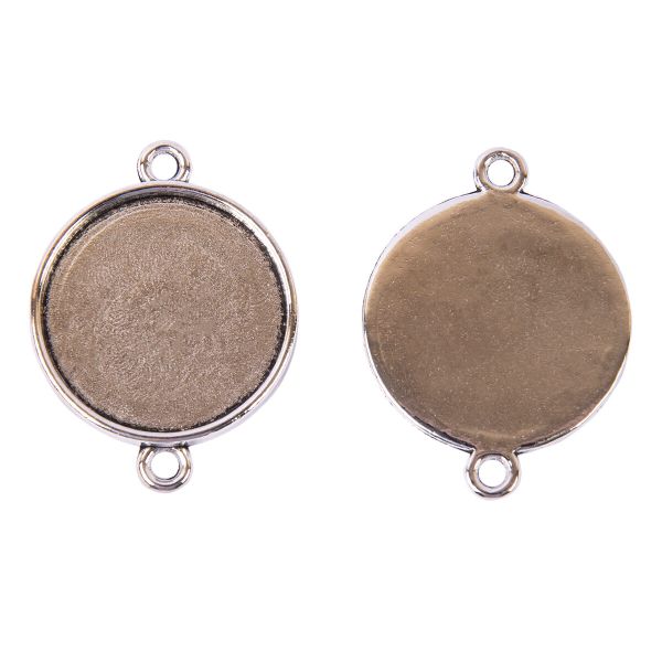 Основа для кабошонов 20х29 мм, 10 шт, никель, Zlatka MFB-04