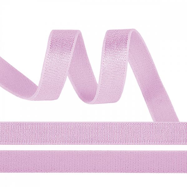 Резинка бельевая (бретелечная) 15.0 мм / 50 метров, RBB05 нежная сирень F165